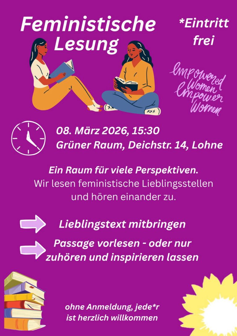 Feministische Lesung am Weltfrauentag
